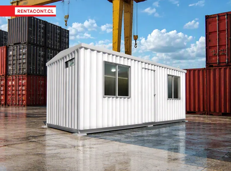 Oficina 6 x 2,5 Mts. + Baño en arriendo — RENTACONT